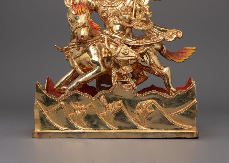 Himalayan Statue of King Gesar | Embodying Qualities of Courage, Wisdom, and Justice