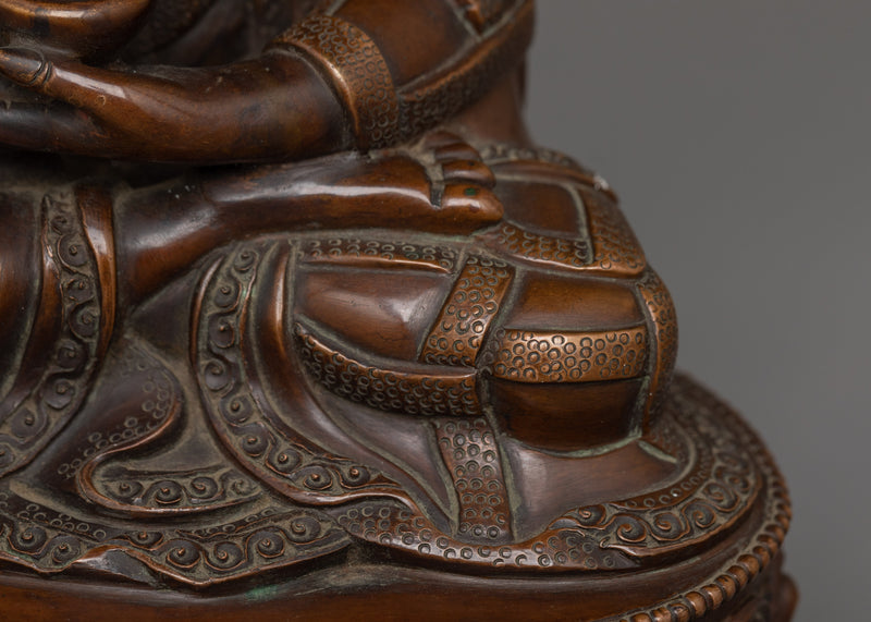 Handmade Statue of Crown Shakyamuni Buddha | Crowned Buddha of Enlightenment