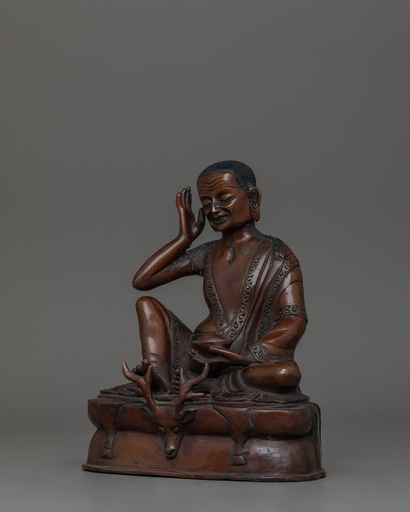 Handcrafted Statue of Milarepa | The Heart of Compassion