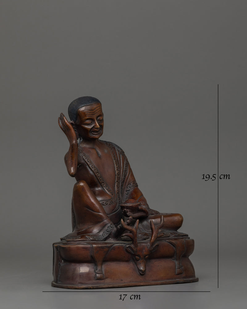 Handcrafted Statue of Milarepa | The Heart of Compassion