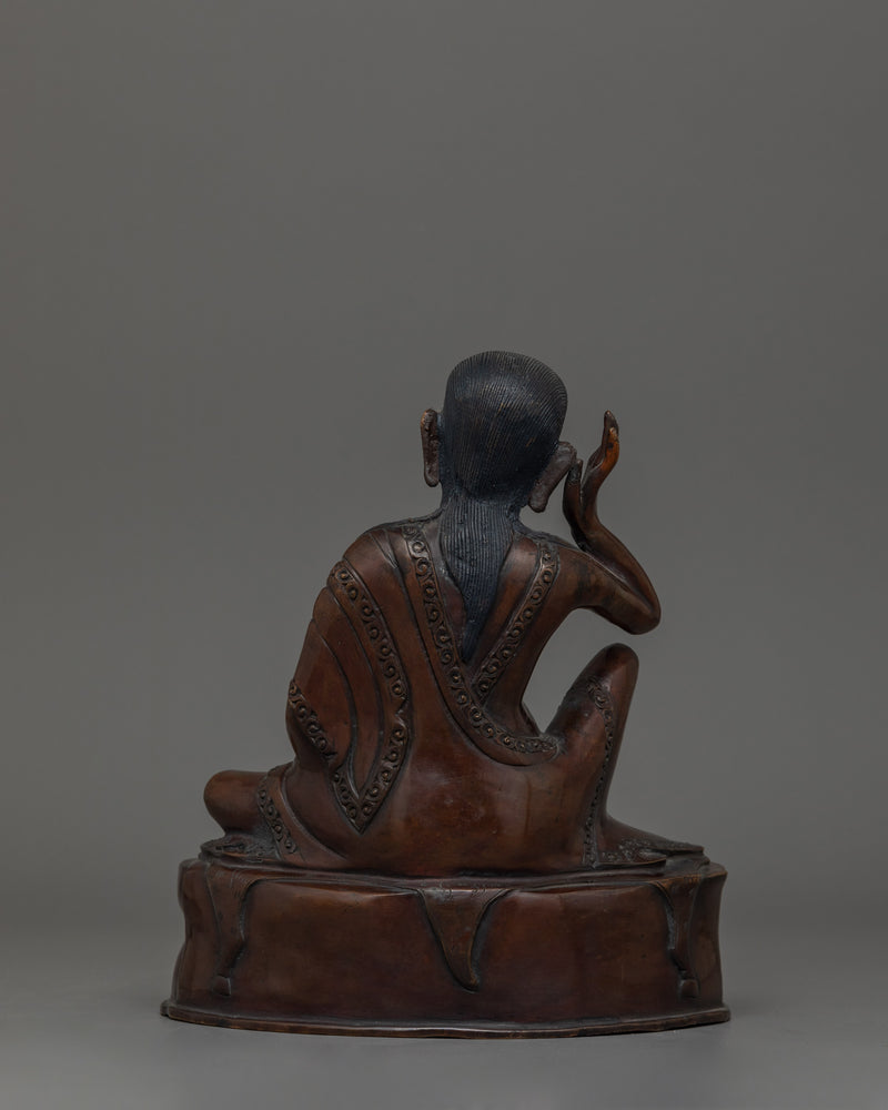 Handcrafted Statue of Milarepa | The Heart of Compassion
