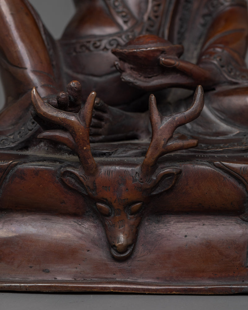 Handcrafted Statue of Milarepa | The Heart of Compassion