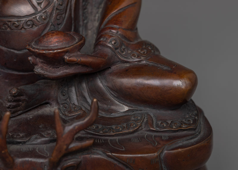 Handcrafted Statue of Milarepa | The Heart of Compassion