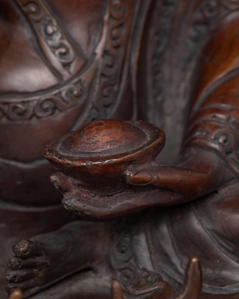Handcrafted Statue of Milarepa | The Heart of Compassion