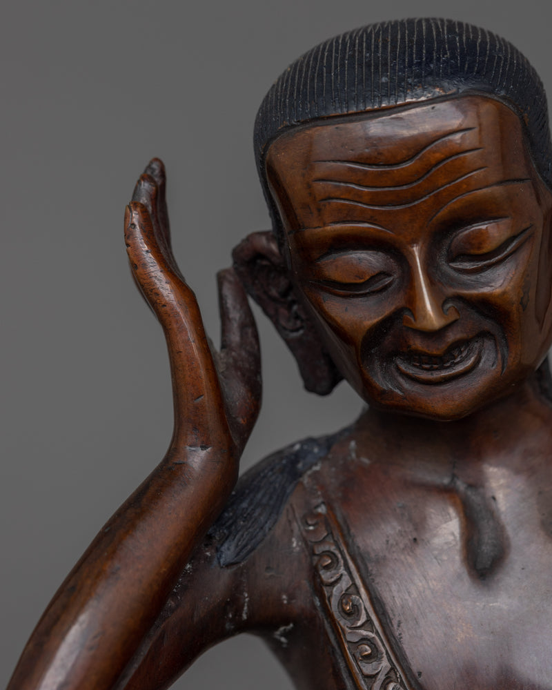 Handcrafted Statue of Milarepa | The Heart of Compassion