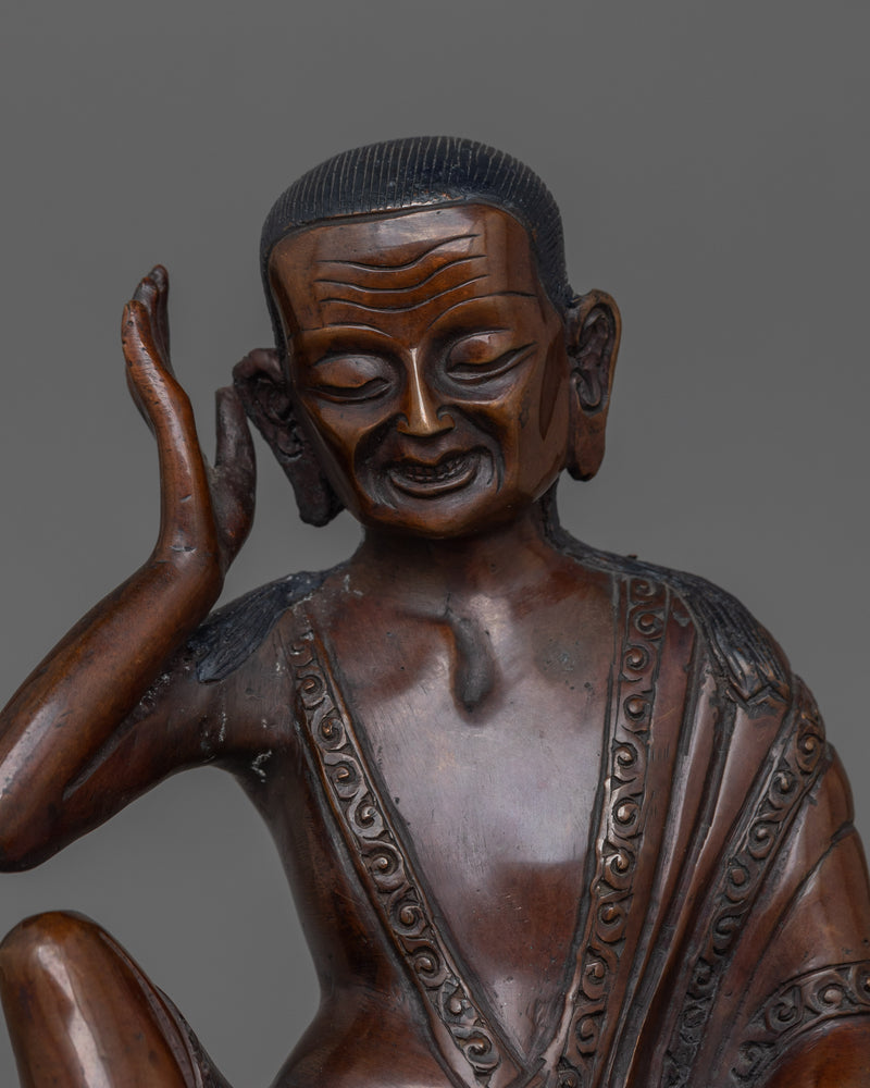 Handcrafted Statue of Milarepa | The Heart of Compassion