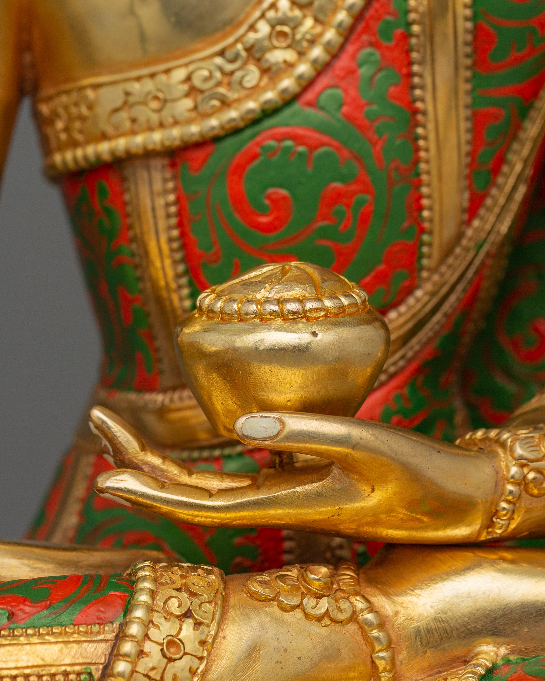 Crown Shakyamuni Buddha Handmade Statue | Sage of the Shakya Clan