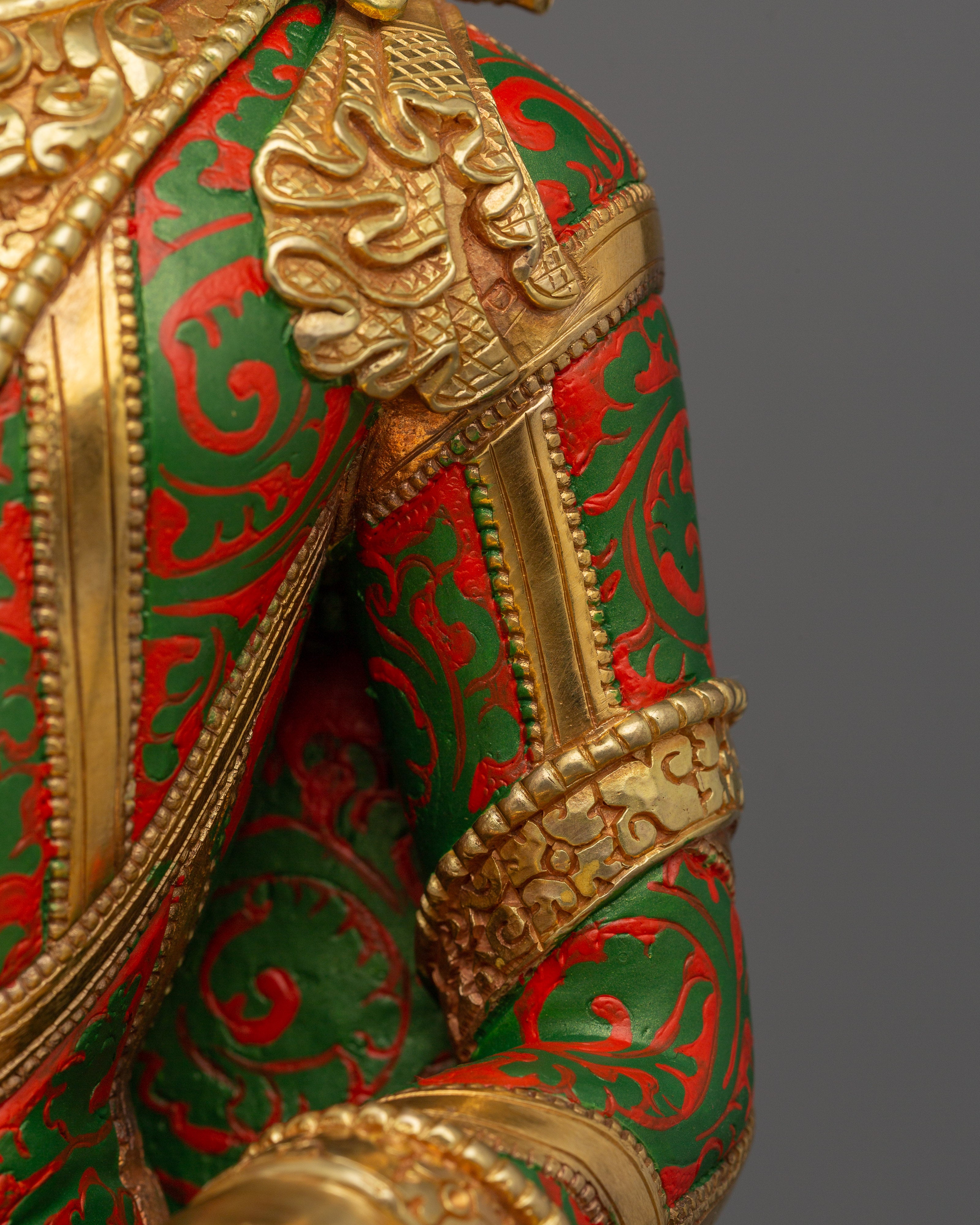 Crown Shakyamuni Buddha Handmade Statue | Sage of the Shakya Clan