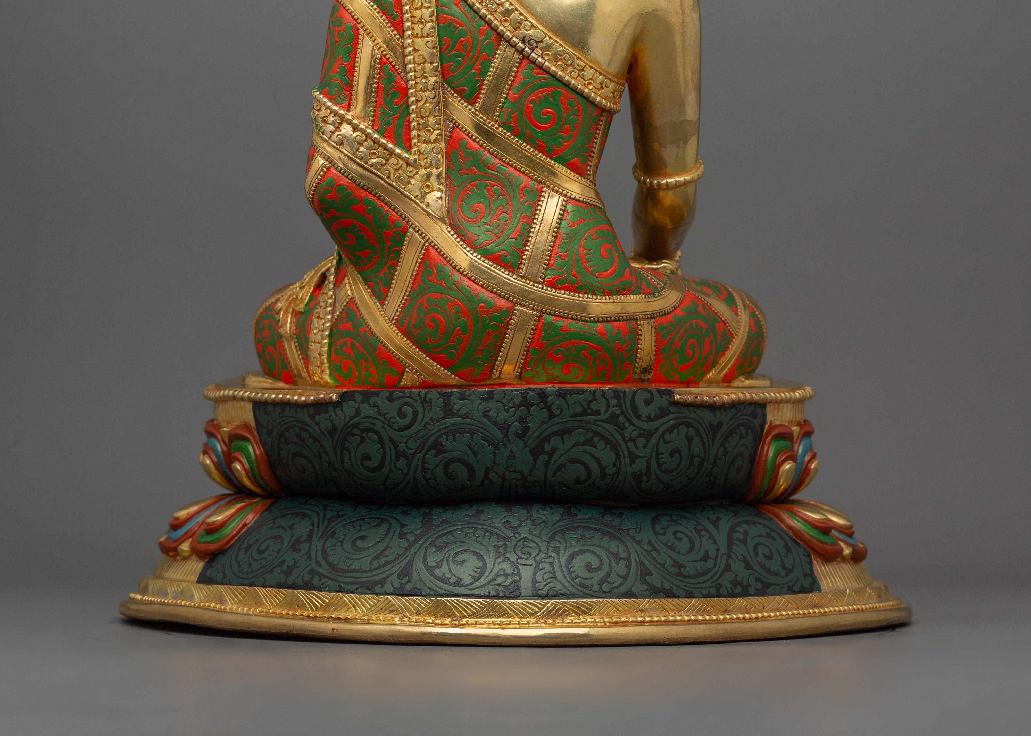 Crown Shakyamuni Buddha Handmade Statue | Sage of the Shakya Clan