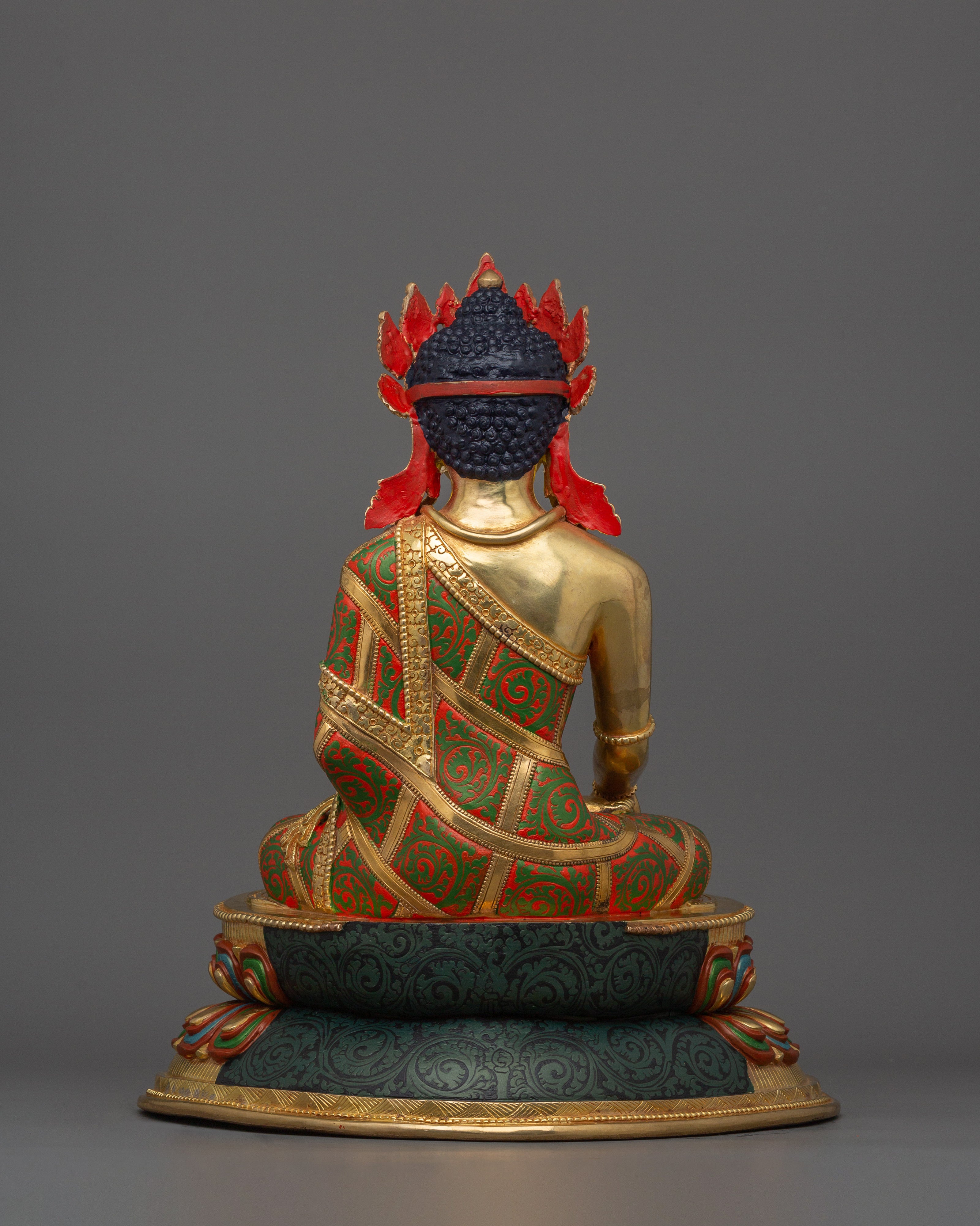 Crown Shakyamuni Buddha Handmade Statue | Sage of the Shakya Clan