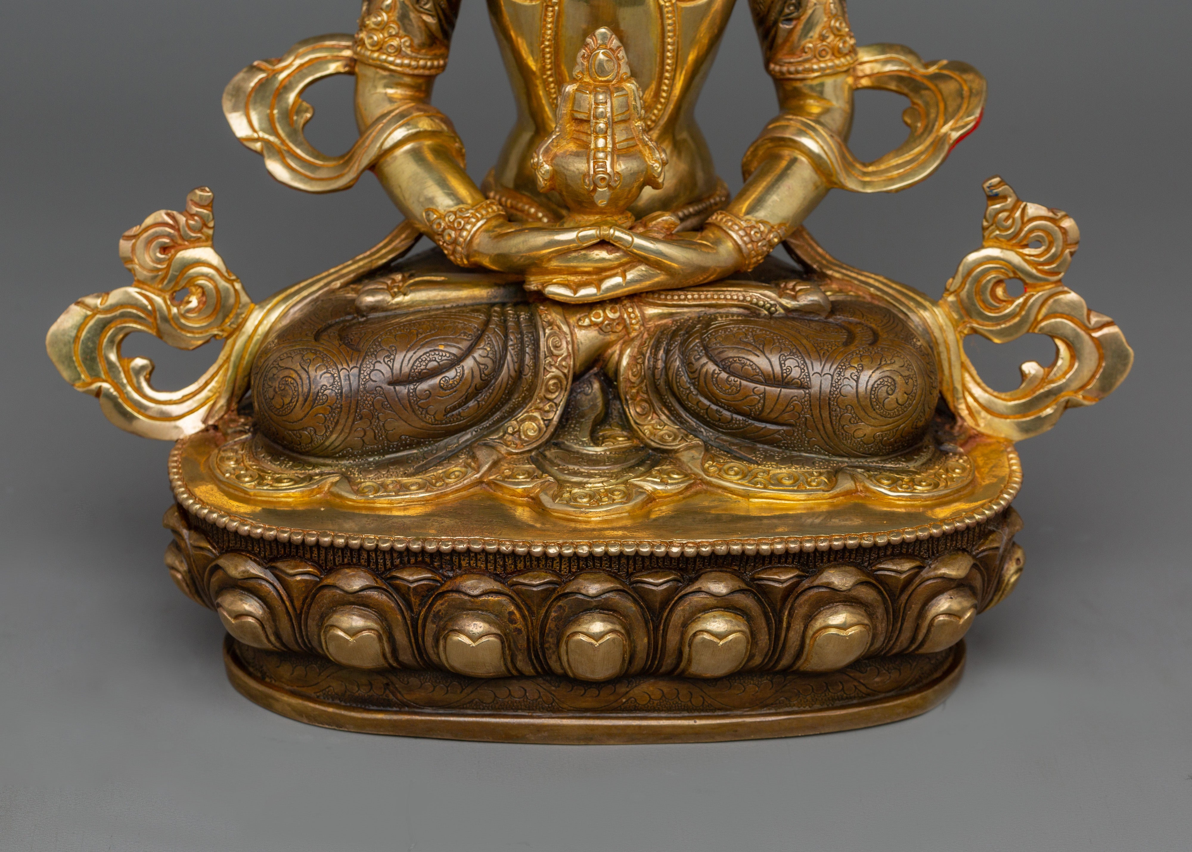 Meditation and Longevity Deity Amitayus | Tantric Buddhism Figurine