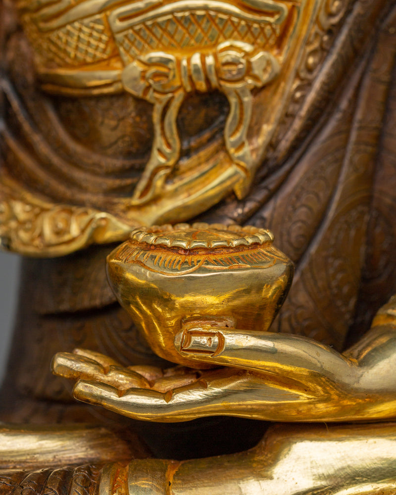 First Buddha of Enlightenment | 24k Gold-Gilded Shakyamuni Buddha