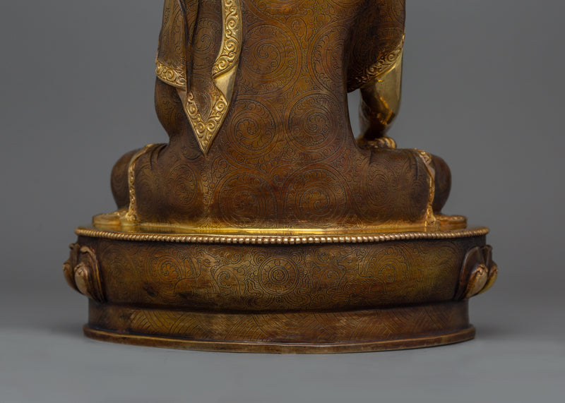 First Buddha of Enlightenment | 24k Gold-Gilded Shakyamuni Buddha