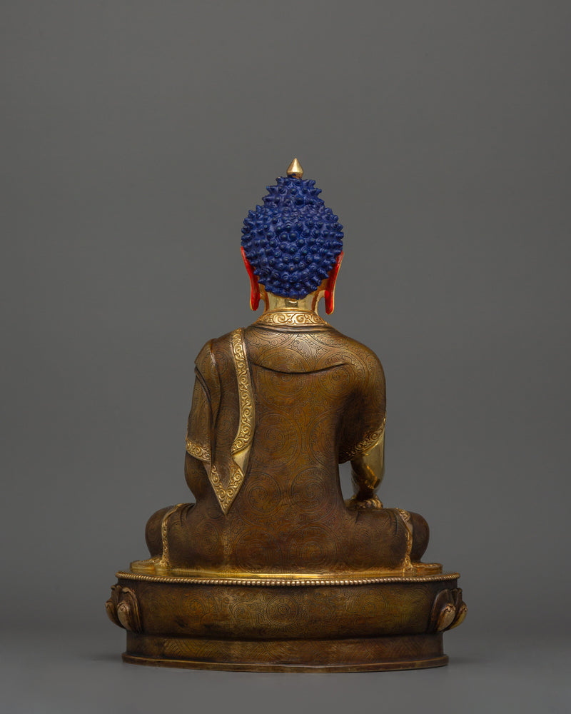 First Buddha of Enlightenment | 24k Gold-Gilded Shakyamuni Buddha