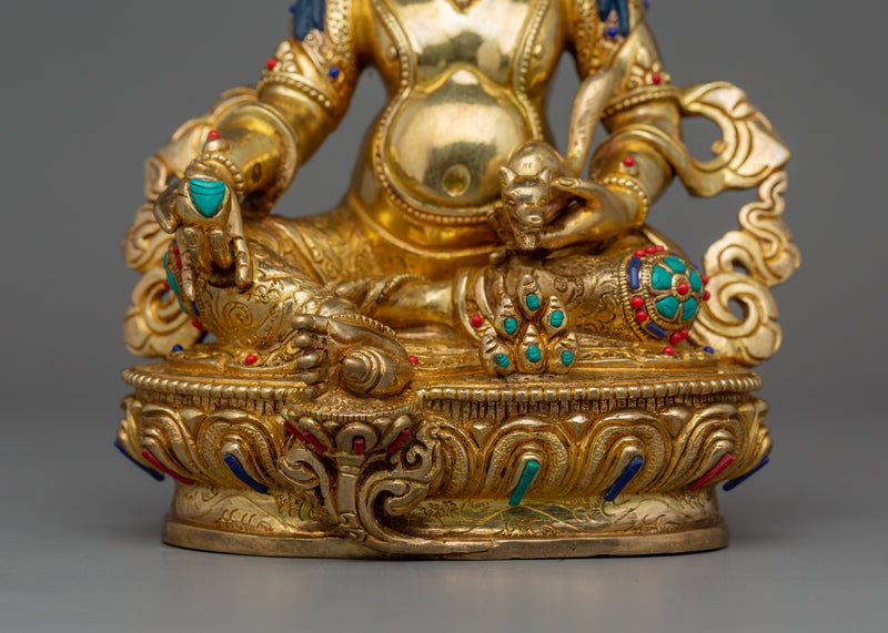 Traditional Statue of Dzambhala | The Guardian of Material and Spiritual Wealth