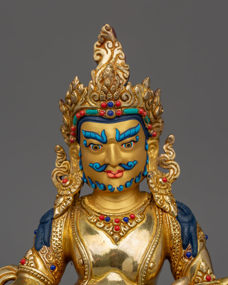 Traditional Statue of Dzambhala | The Guardian of Material and Spiritual Wealth