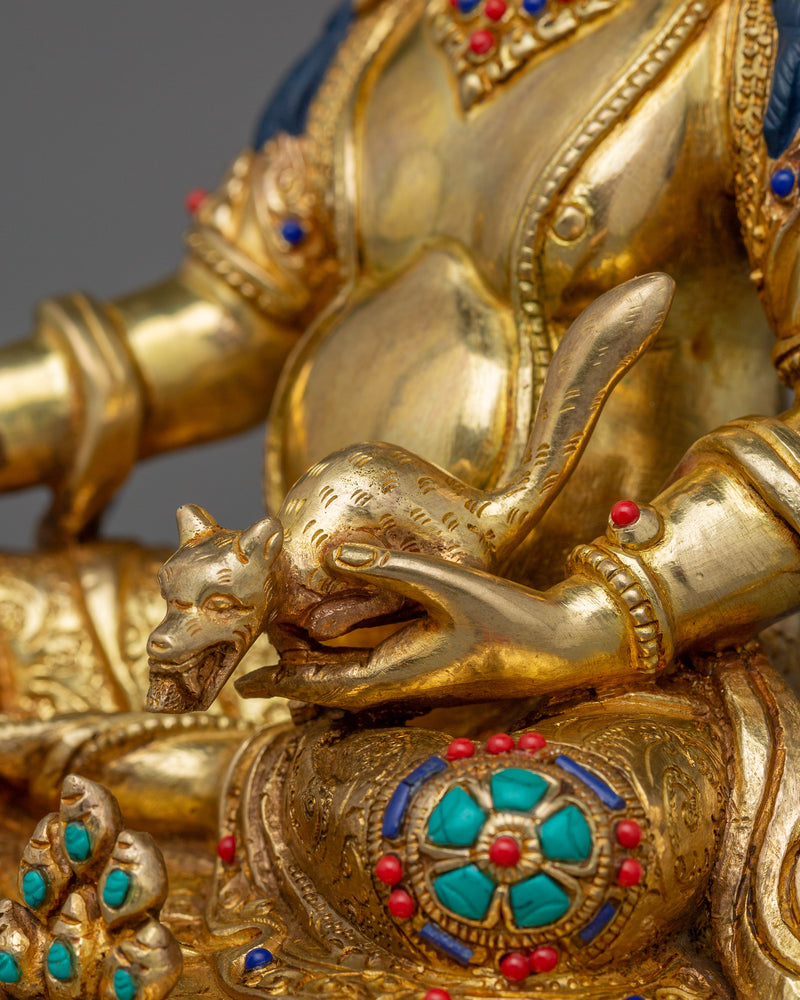 Traditional Statue of Dzambhala | The Guardian of Material and Spiritual Wealth