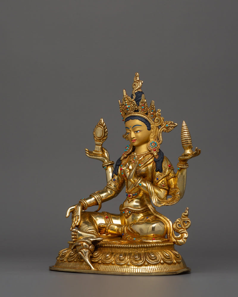 Himalayan Statue of Laxmi | Goddess of Wealth and Prosperity