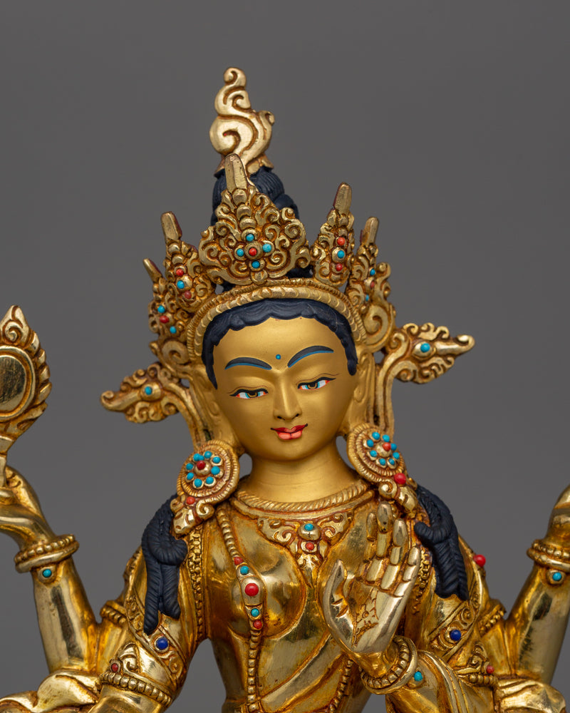 Himalayan Statue of Laxmi | Goddess of Wealth and Prosperity