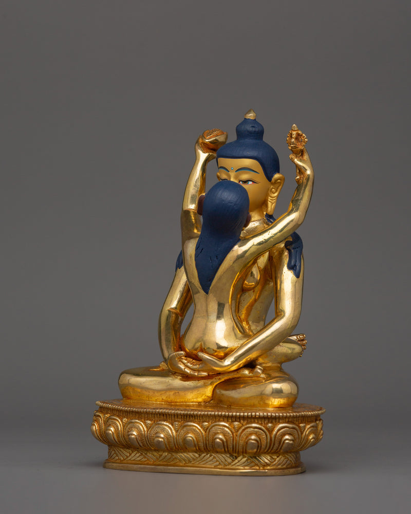 Traditional Statue of Samantabhadra with Consort | The Unity of Wisdom and Compassion