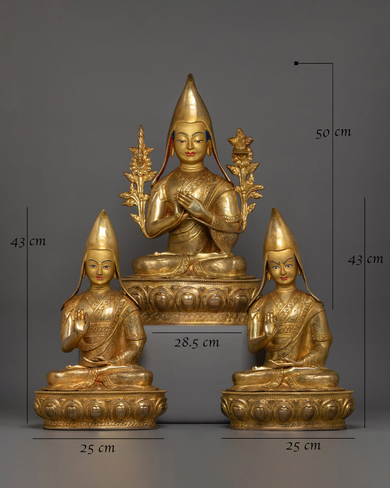 himalayan-statue-set-of-tsongkhapa