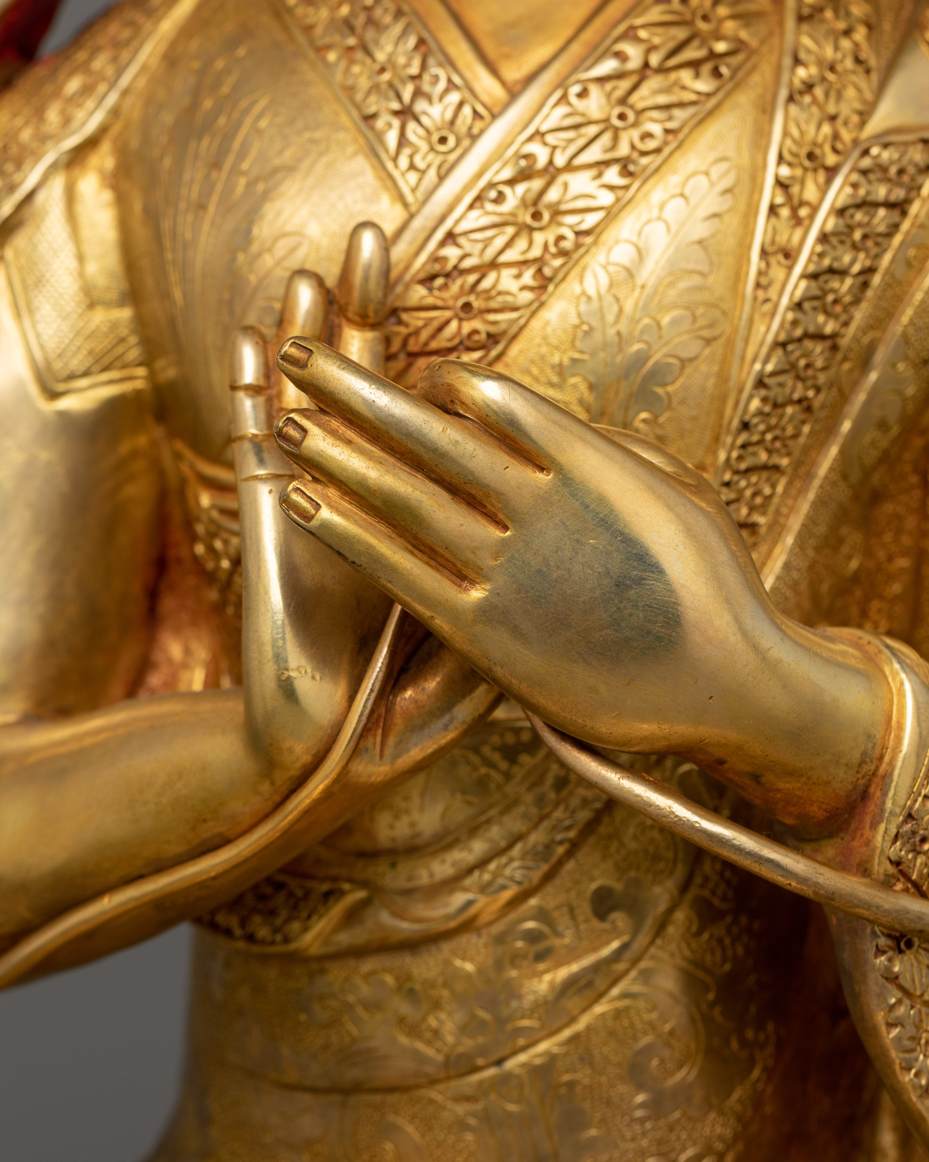 Himalayan Statue Set of Tsongkhapa | The Embodiment of Compassion and Wisdom