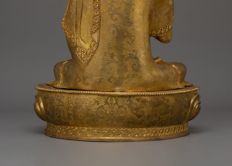 Himalayan Statue Set of Tsongkhapa | The Embodiment of Compassion and Wisdom