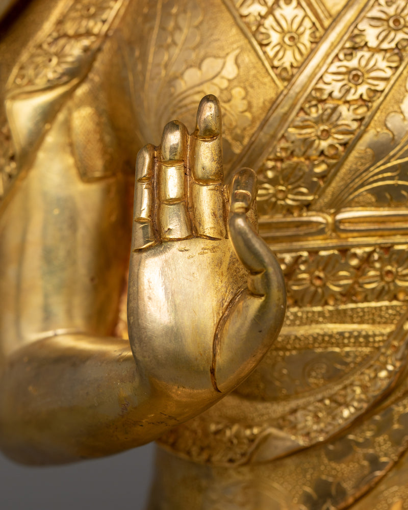 Himalayan Statue Set of Tsongkhapa | The Embodiment of Compassion and Wisdom