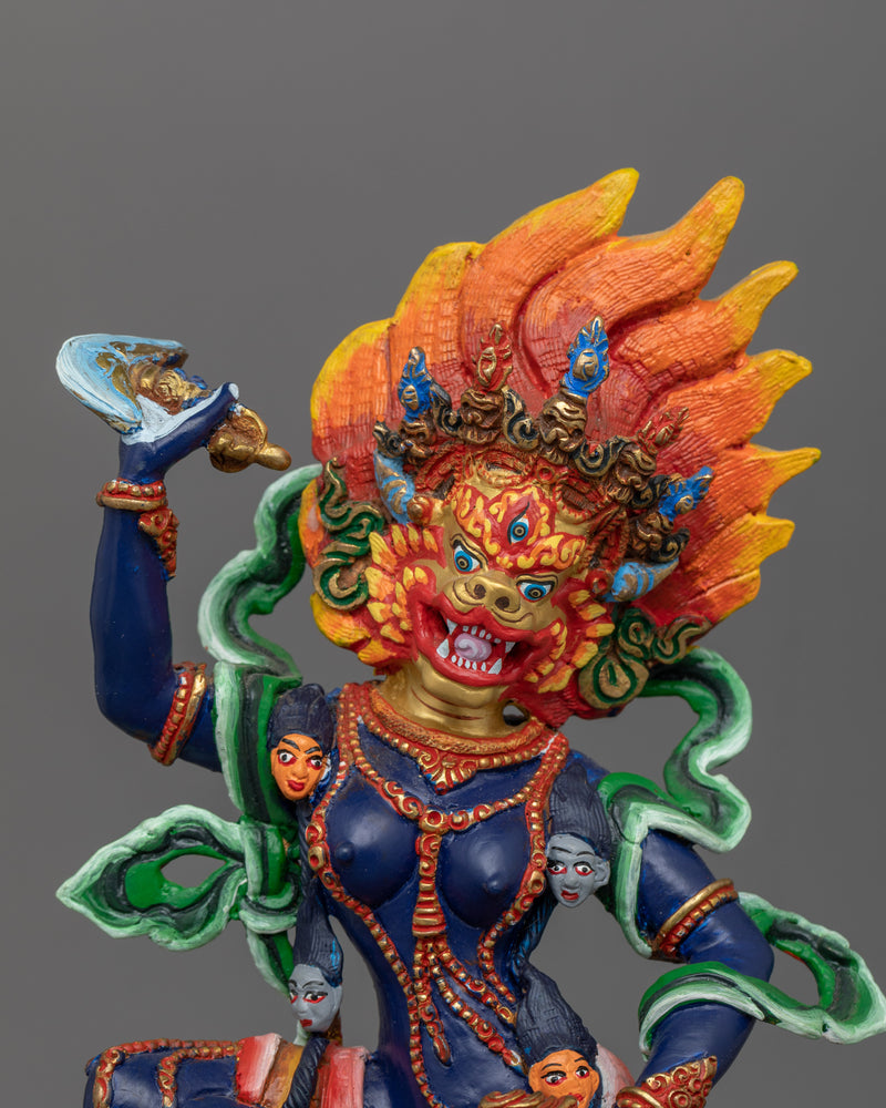 Simha mukha Wrathful Deity | Wrathful Compassion