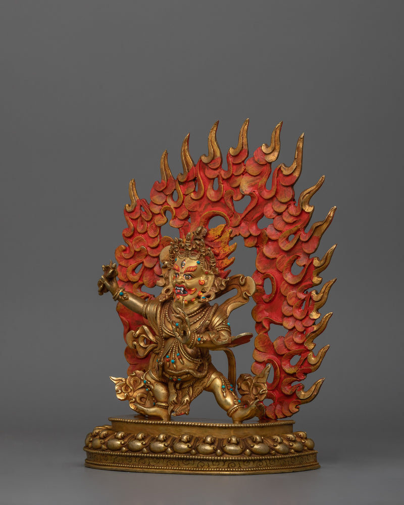 Thunderbolt Holder Vajrapani | Gold Gilded Art