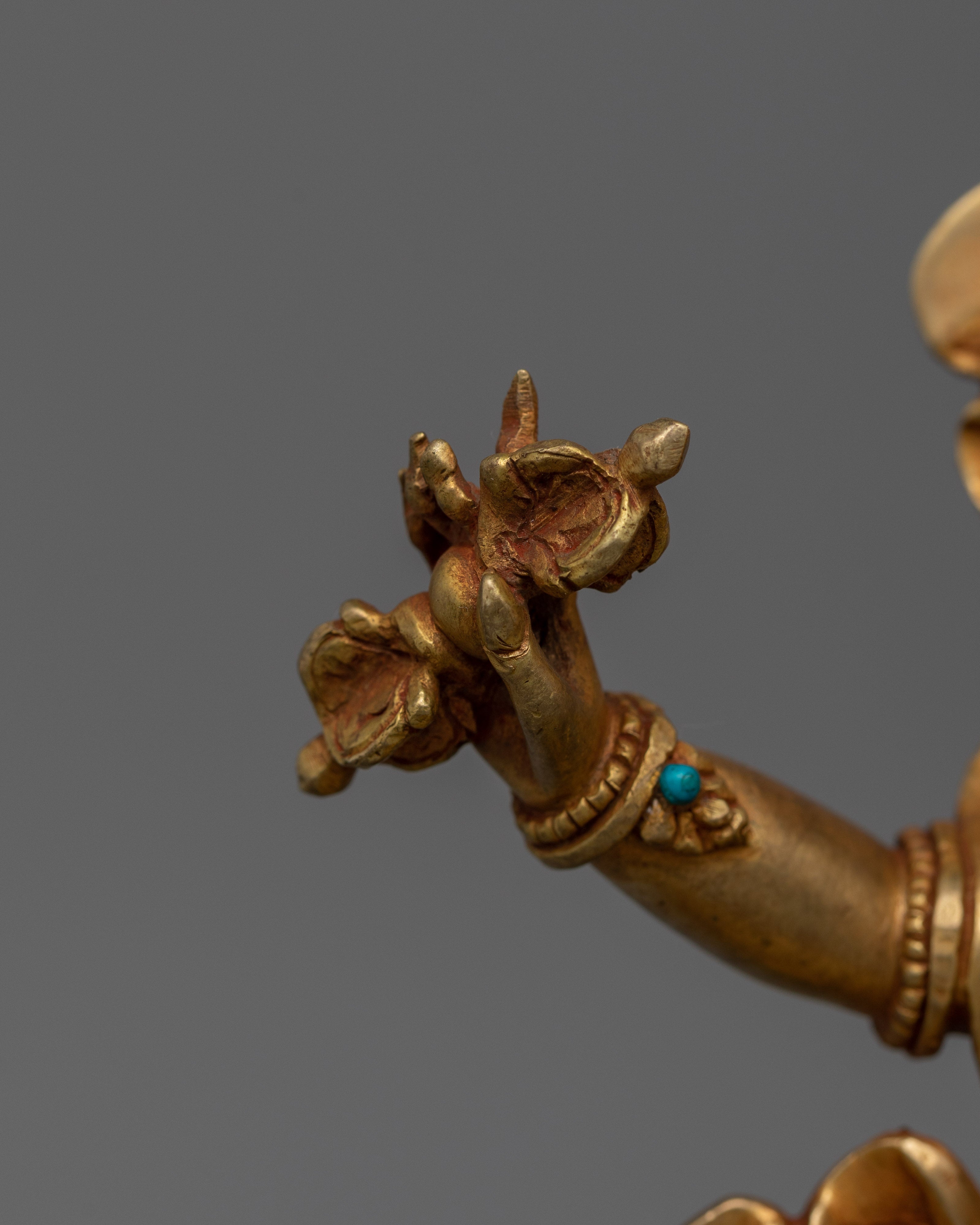 Thunderbolt Holder Vajrapani | Gold Gilded Art