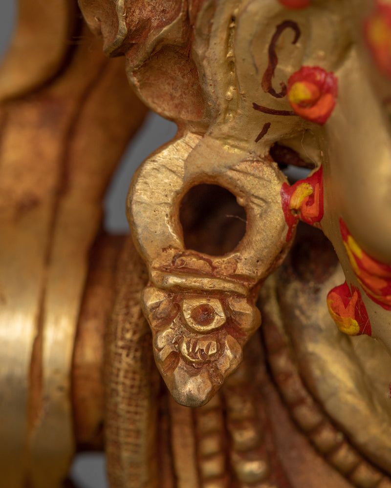 Thunderbolt Holder Vajrapani | Gold Gilded Art