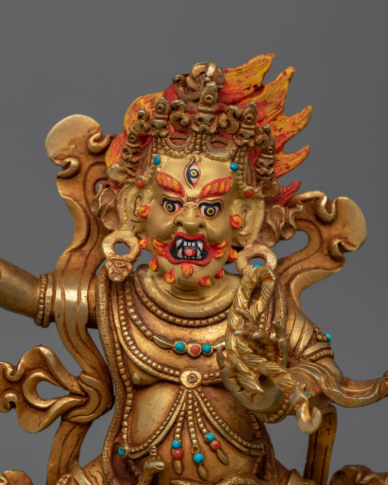 Thunderbolt Holder Vajrapani | Gold Gilded Art