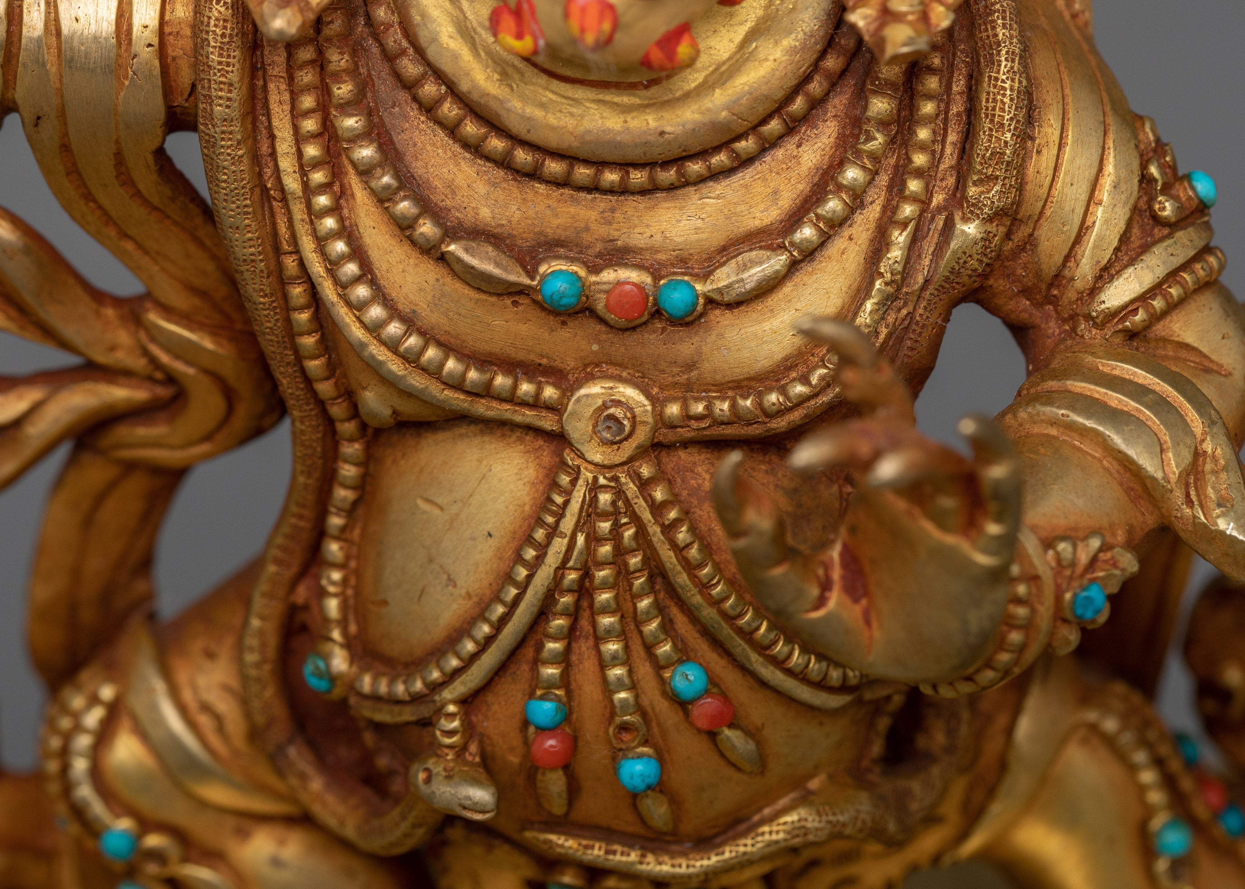 Thunderbolt Holder Vajrapani | Gold Gilded Art
