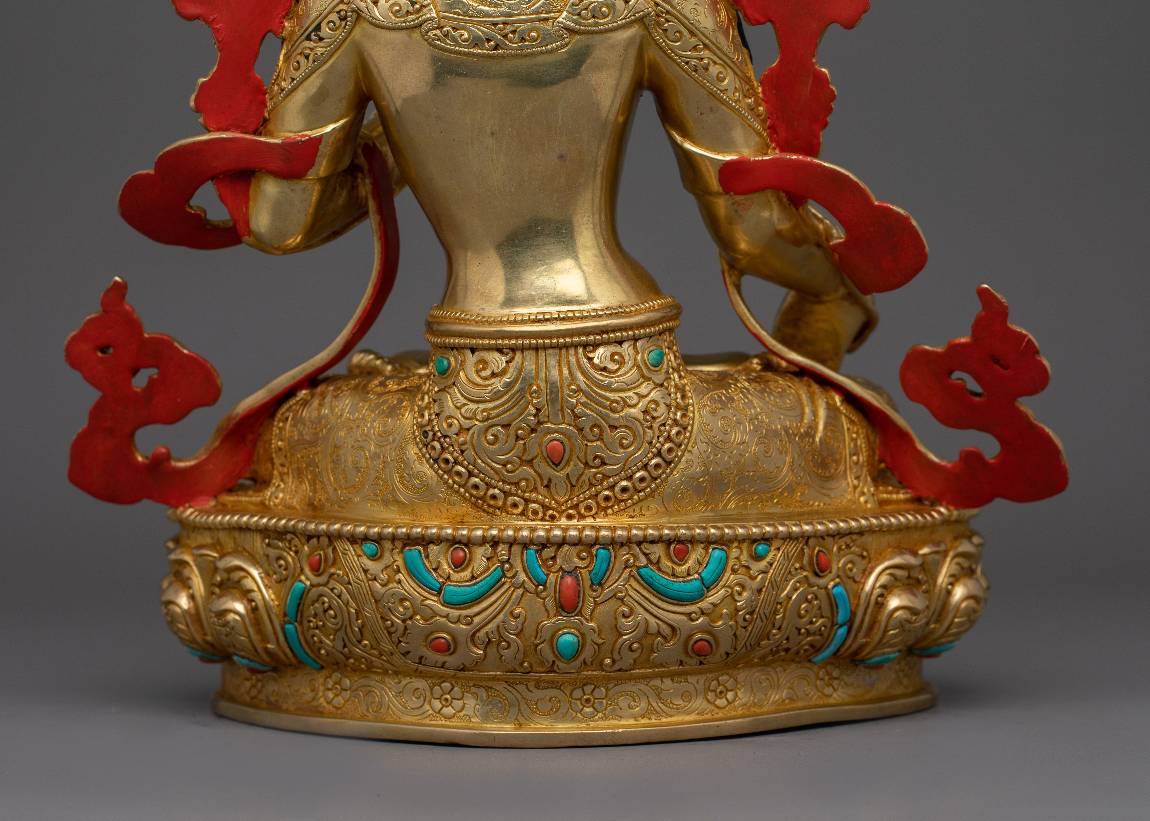 Handcrafted Goddess White Tara Statue | Tara for Longevity and Healing