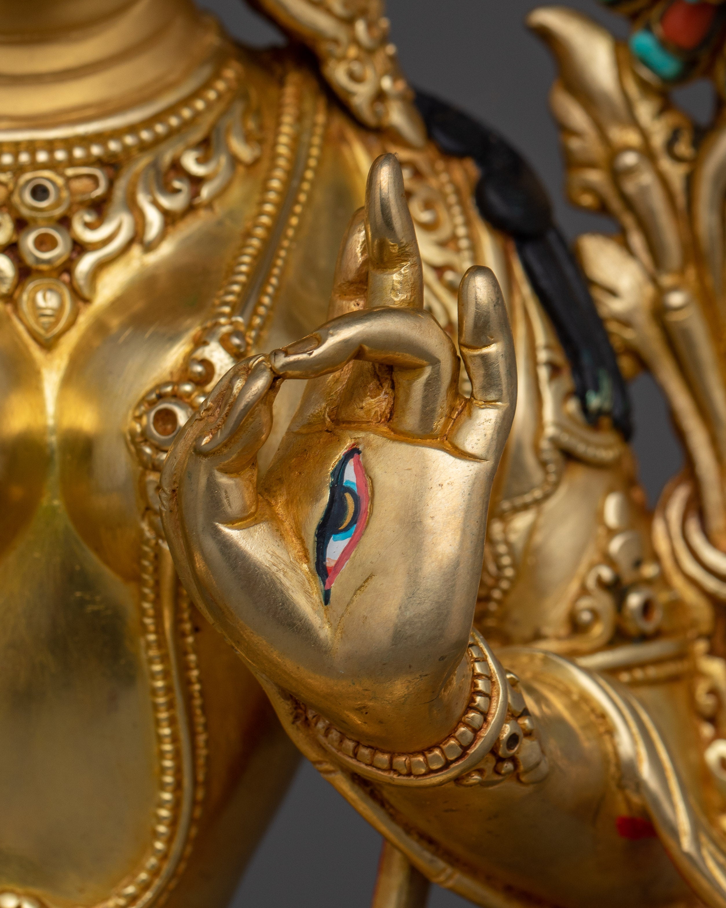 Handcrafted Goddess White Tara Statue | Tara for Longevity and Healing