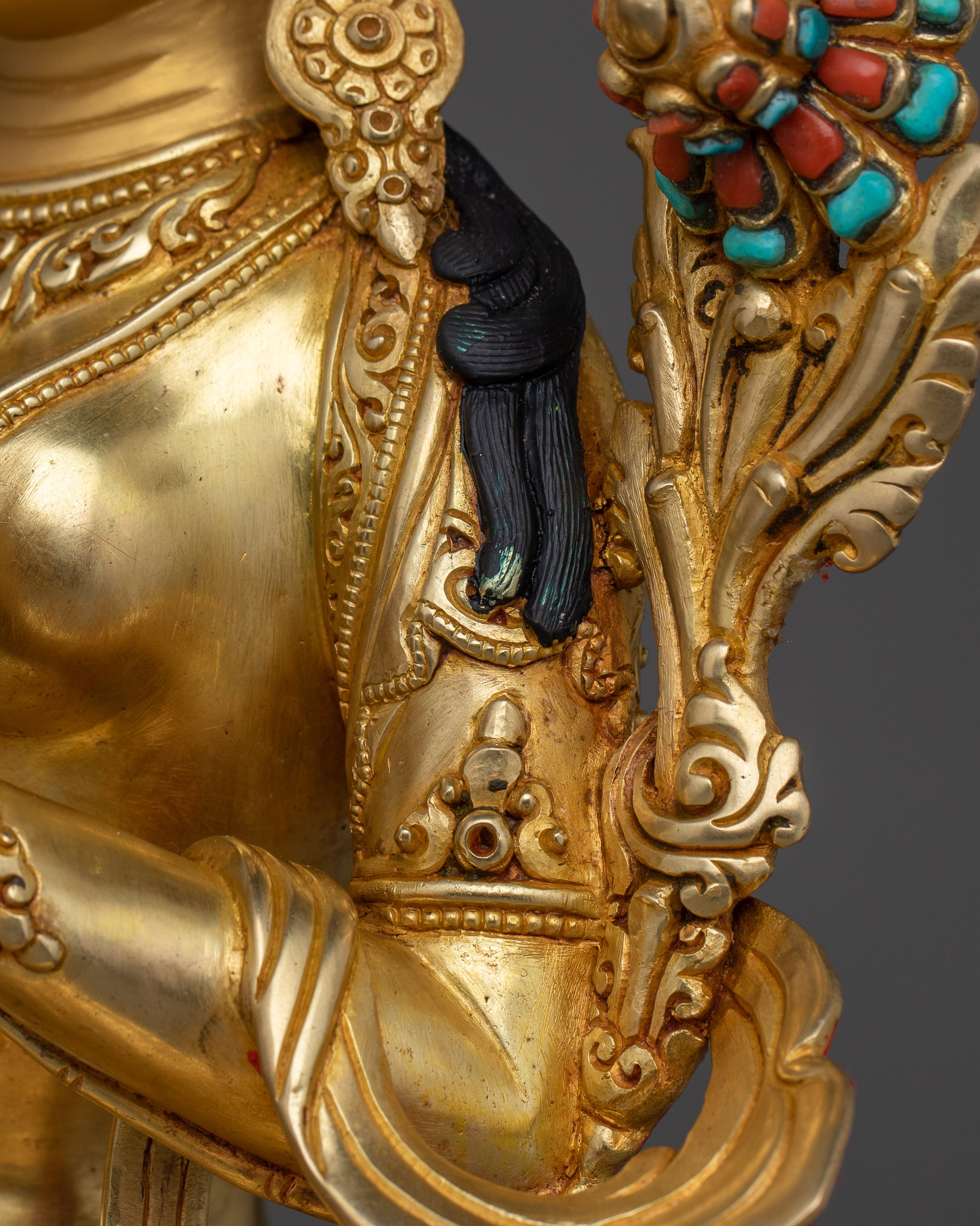 Handcrafted Goddess White Tara Statue | Tara for Longevity and Healing