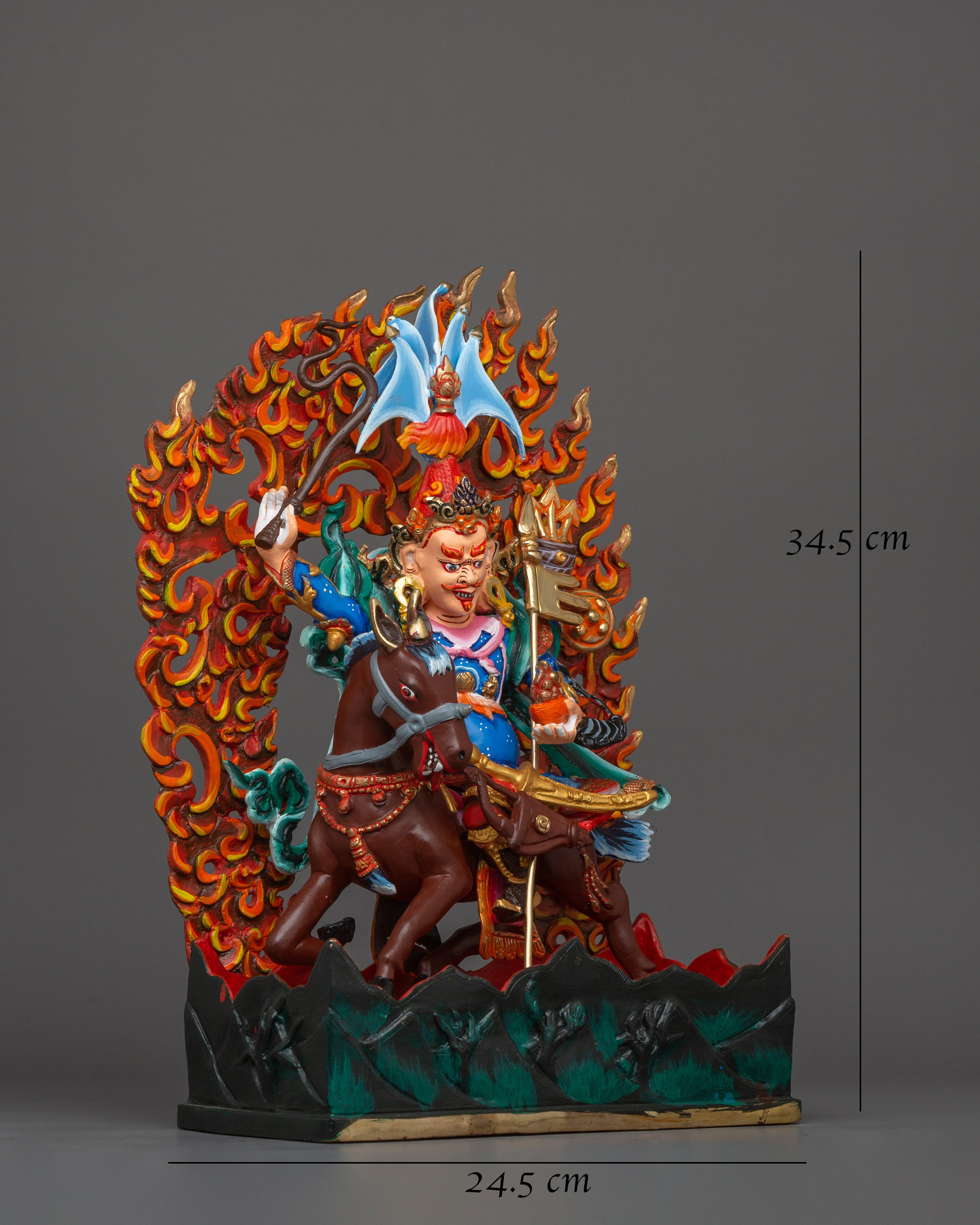 king-geshar-handmade-statue