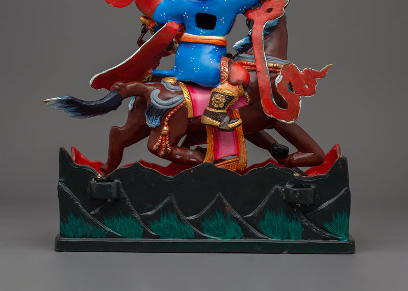 King Gesar Handmade Statue | Guardian of the Sacred Land