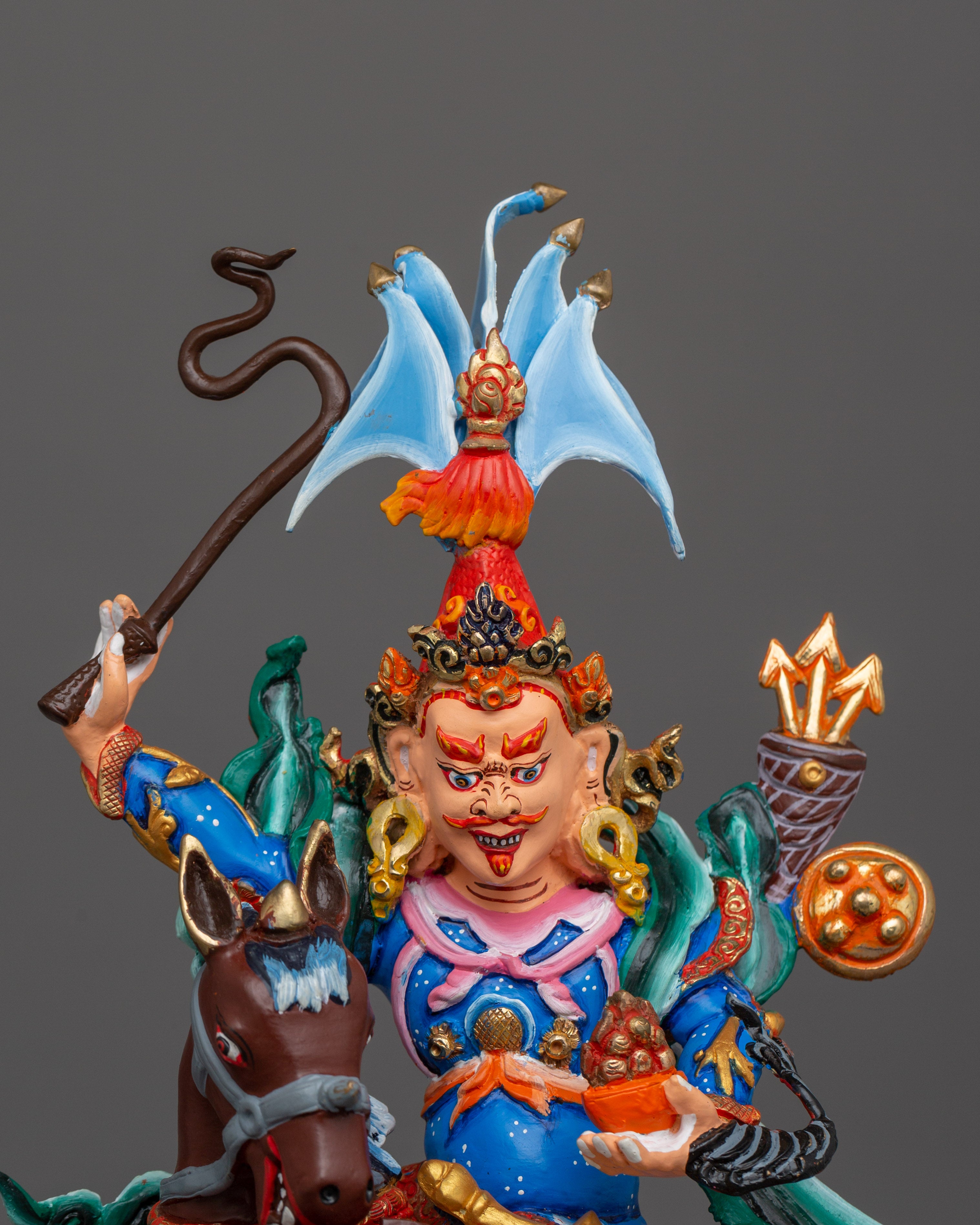 King Gesar Handmade Statue | Guardian of the Sacred Land