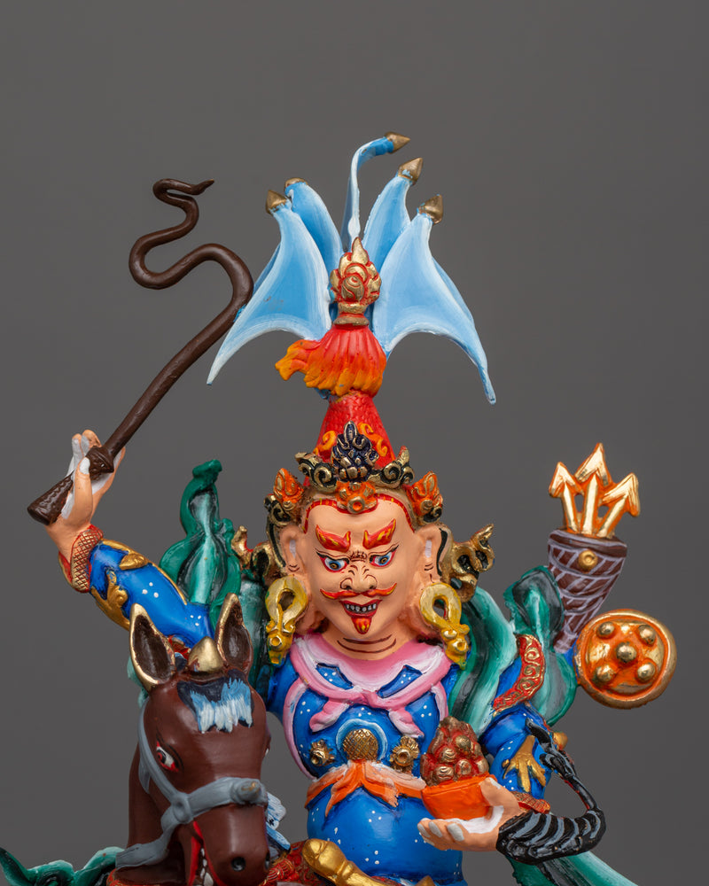 King Gesar Handmade Statue | Guardian of the Sacred Land