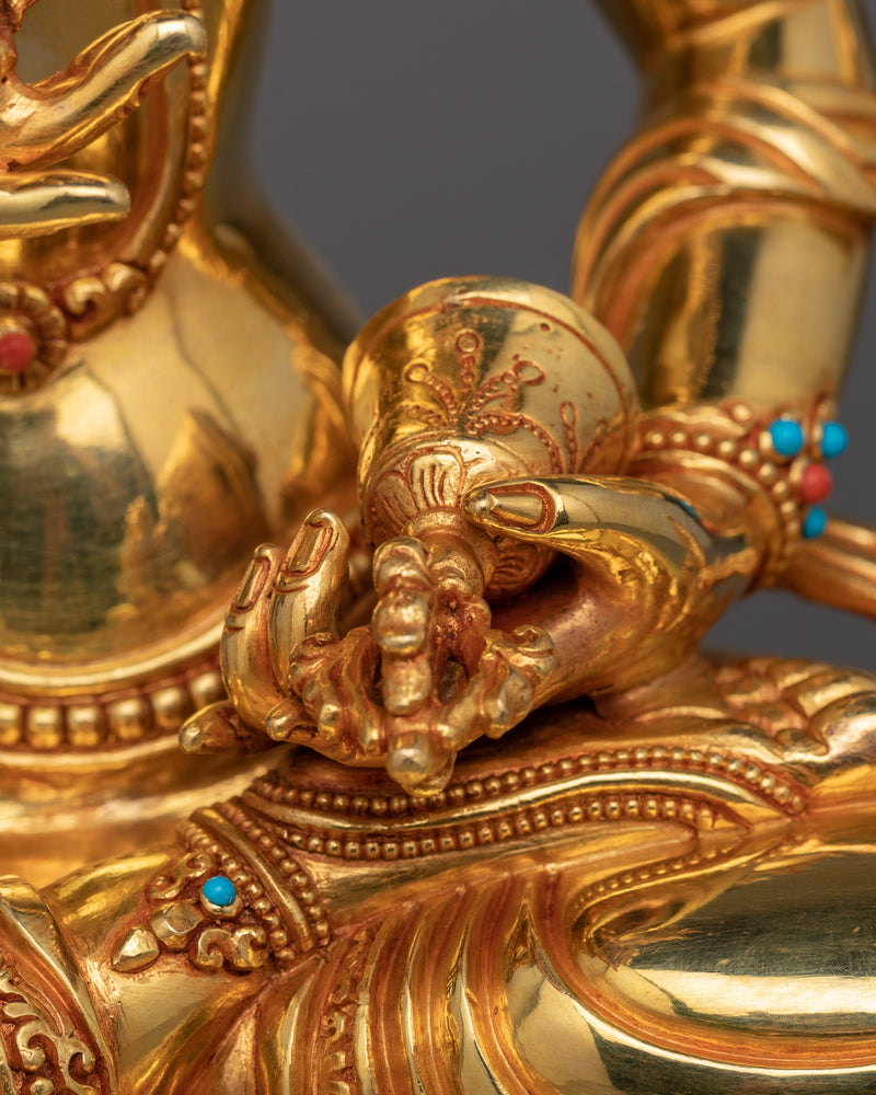 Traditional Handmade Statue of Vajrasattva | The Embodiment of Purification