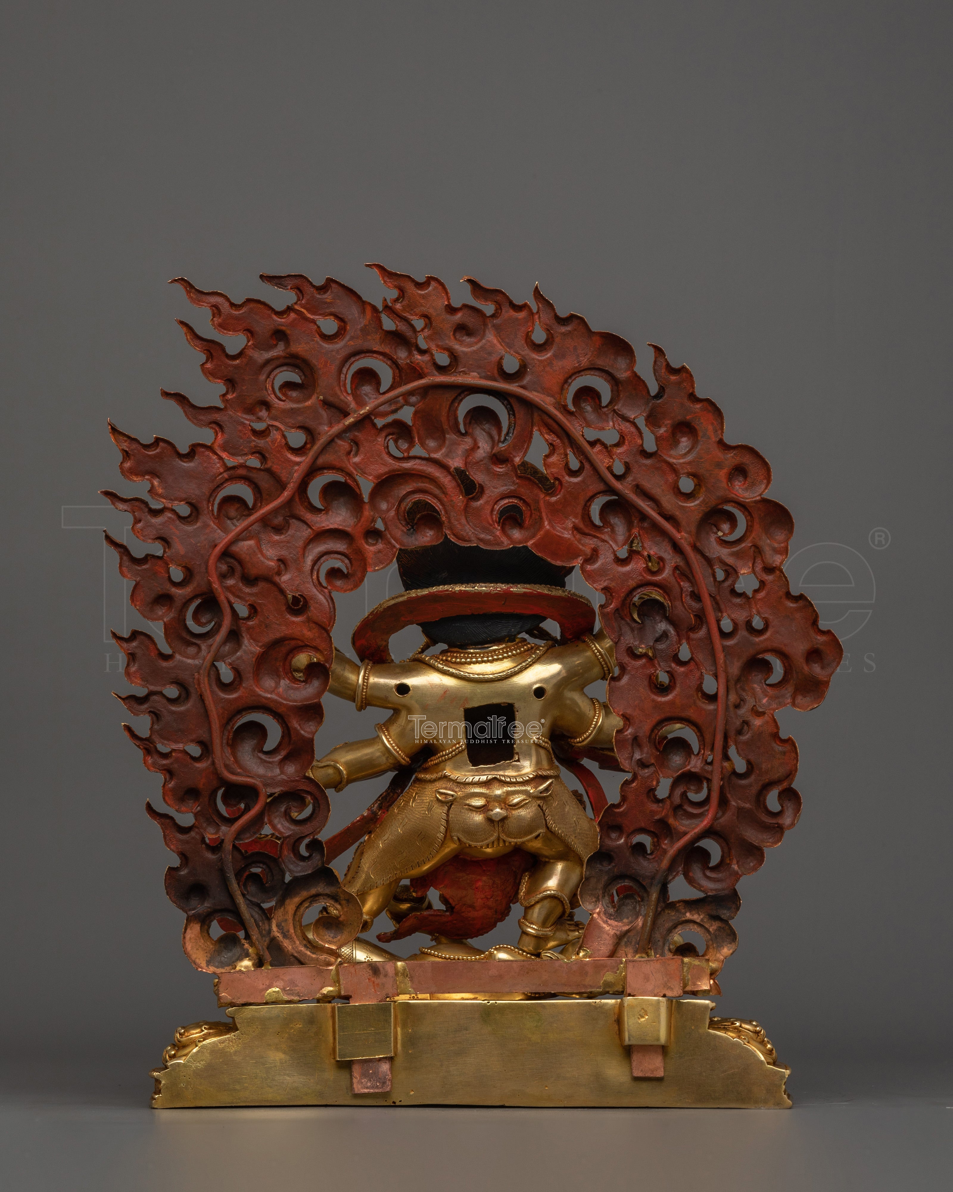 Traditional Himalayan Art of Six Armed Mahakala | The Six-Armed Protector