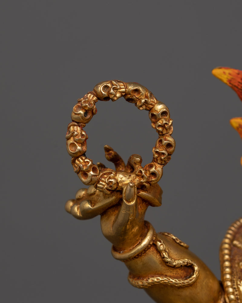 Traditional Himalayan Art of Six Armed Mahakala | The Six-Armed Protector