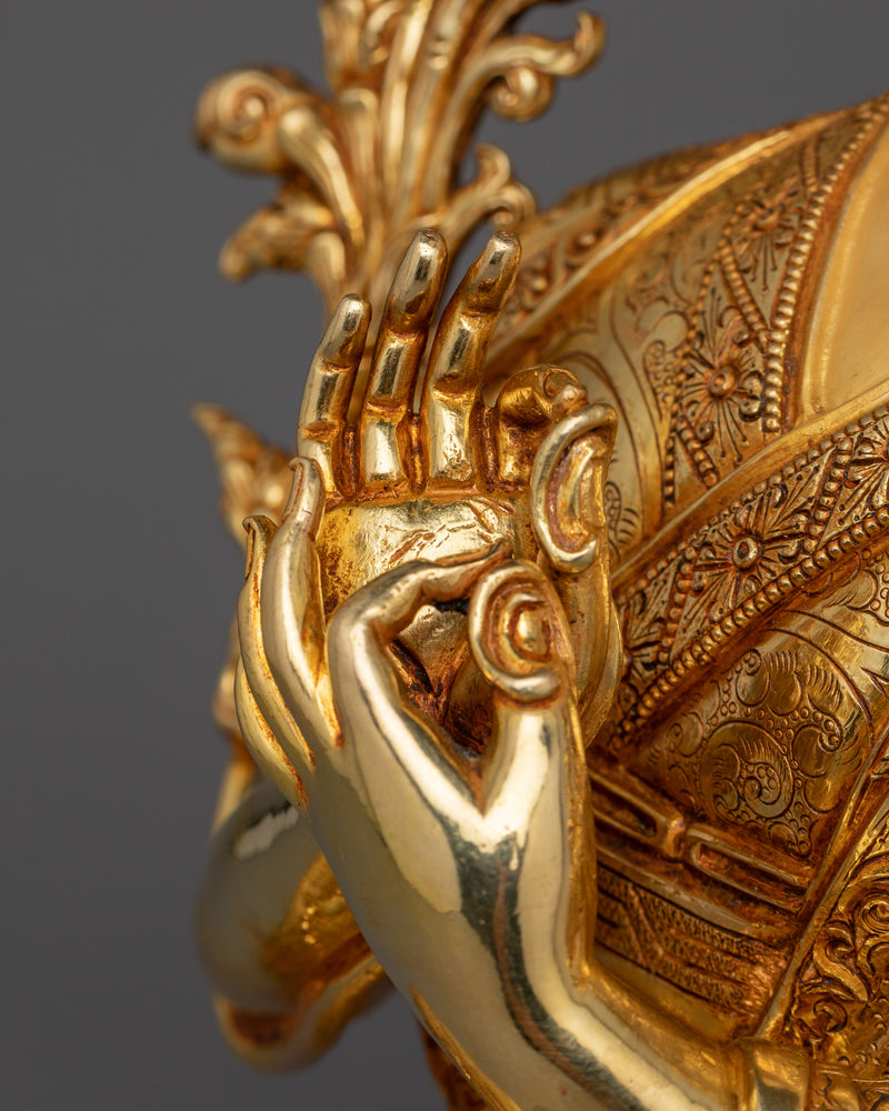 Tibetan Sculpture of Tsongkhapa Set | Tsongkhapa with Two Disciples
