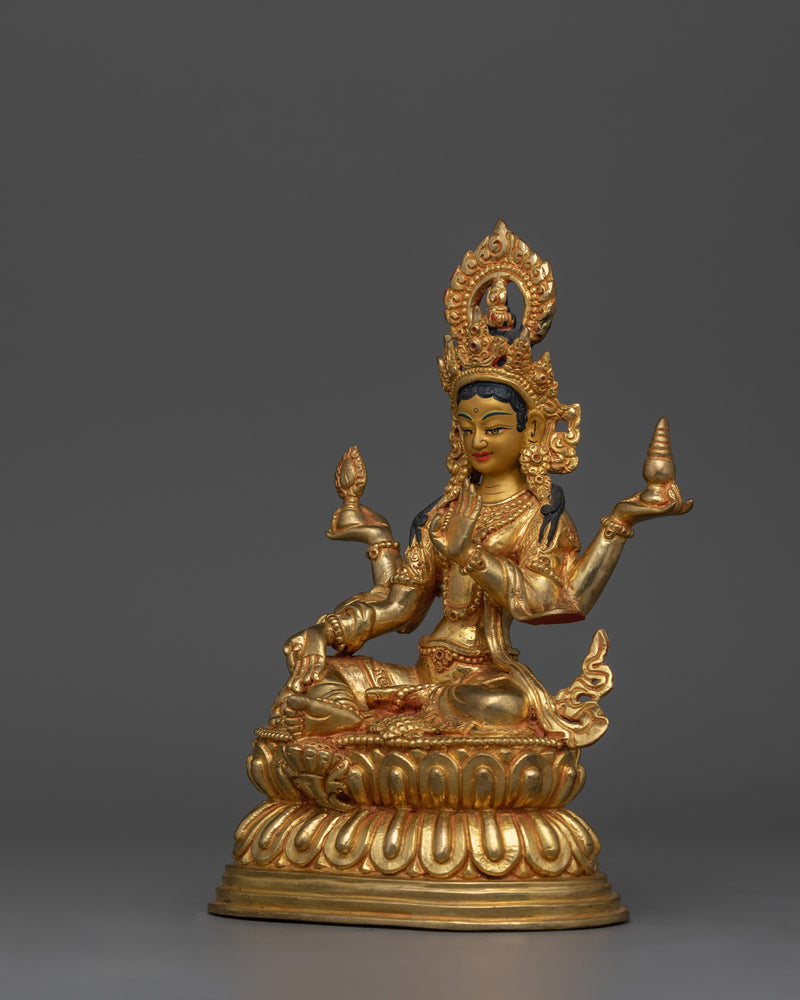 Handmade Statue of Laxmi | For Good Luck and Fortune