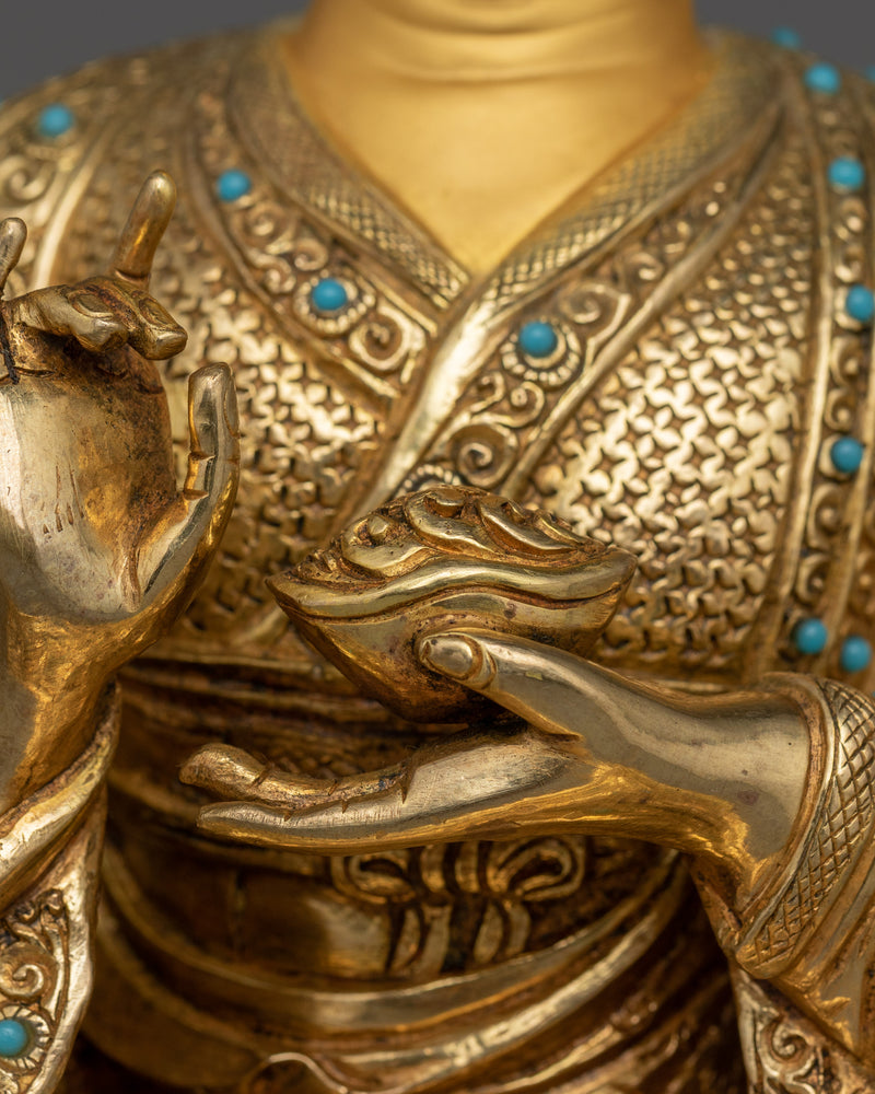 Handcrafted Shakya Master Set | Five Shakya Master Statue