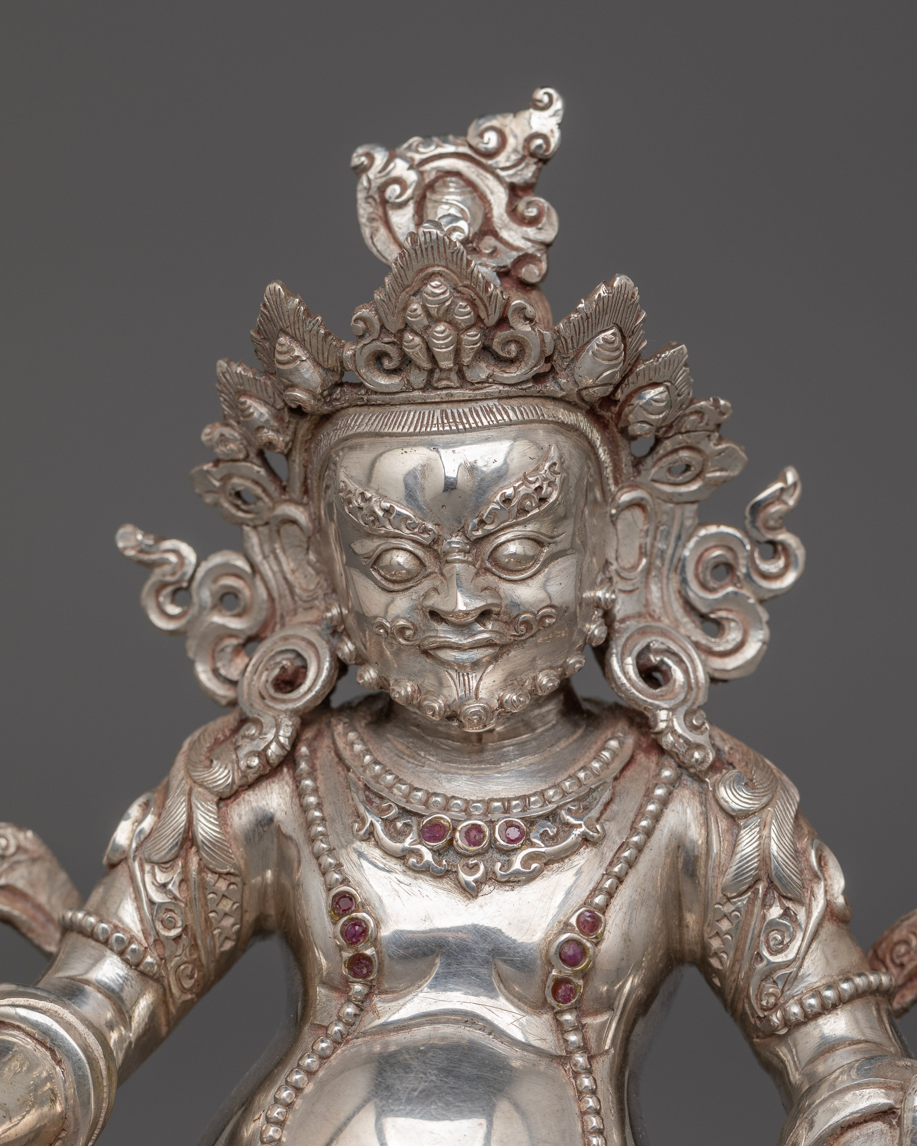 Tibetan Dzambhala Handmade Statue | Traditional Artwork
