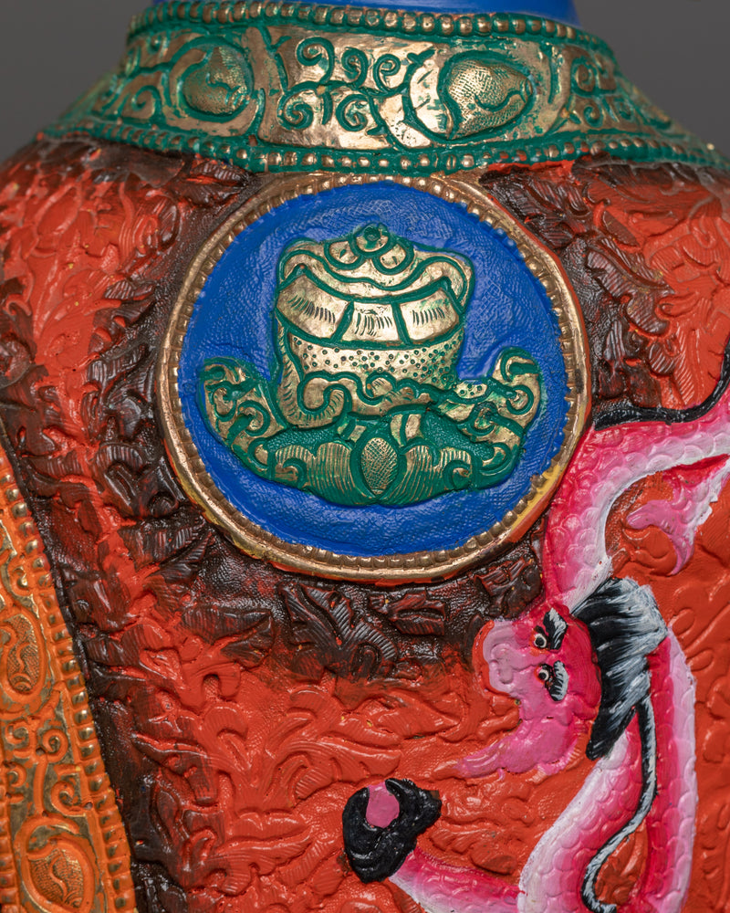Handcrafted Statue of Medicine Buddha | Himalayan Buddhism Deity