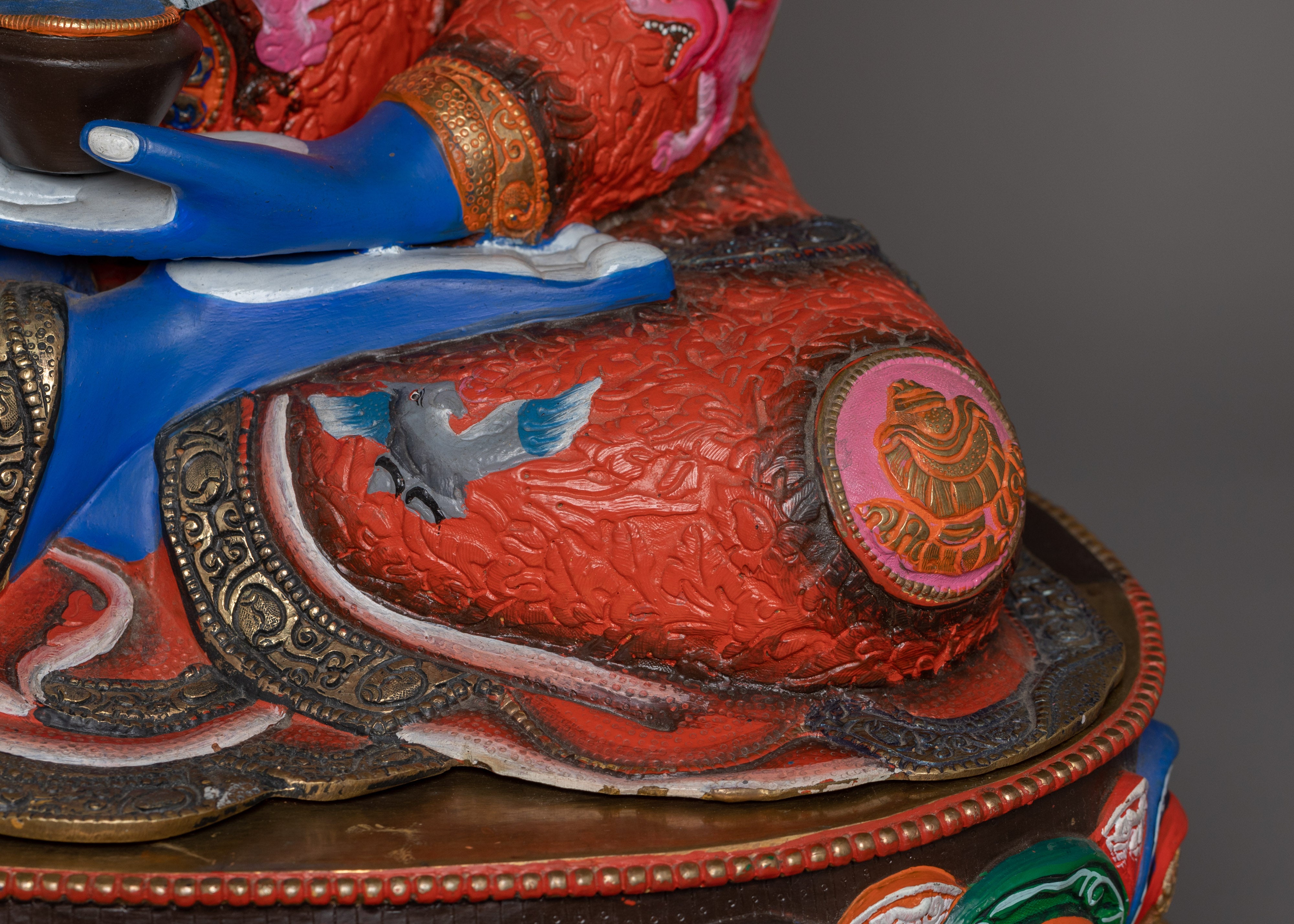 Handcrafted Statue of Medicine Buddha | Himalayan Buddhism Deity